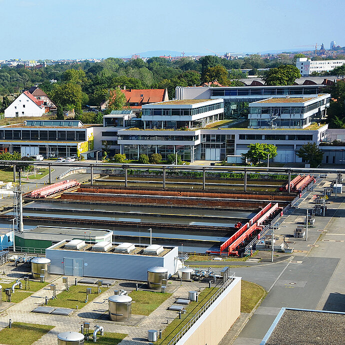 [Translate to Swiss English:] Nuremberg sewage treatment plant